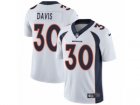 Mens Nike Denver Broncos #30 Terrell Davis Vapor Untouchable Limited White NFL Jersey