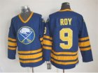 NHL Buffalo Sabres #9 Roy blue Throwback Stitched Jerseys