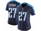 Women Nike Tennessee Titans #27 Eddie George Vapor Untouchable Limited Navy Blue Alternate NFL Jersey