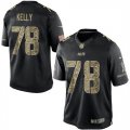 Men Indianapolis Colts #78 Ryan Kelly Black Salute To Service Jersey