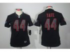 Nike Women NFL Houston Texans #44 Tate Black Jerseys(Impact Limited)
