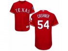 Mens Majestic Texas Rangers #54 Andrew Cashner Red Flexbase Authentic Collection MLB Jersey
