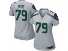 Women Nike Seattle Seahawks #79 Ethan Pocic Game Grey Alternate NFL Jersey