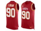 Nike Kansas City Chiefs #90 Bennie Logan Limited Red Player Name & Number Tank Top NFL Jersey