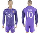 2017-18 Orlando City 10 KAKA Home Long Sleeve Soccer Jersey