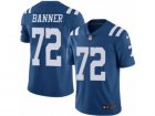 Mens Nike Indianapolis Colts #72 Zach Banner Limited Royal Blue Rush NFL Jersey