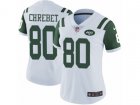 Women Nike New York Jets #80 Wayne Chrebet Vapor Untouchable Limited White NFL Jersey