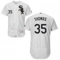 2016 Men Chicago White Sox #35 Frank Thomas Majestic White Flexbase Authentic Collection Player Jersey