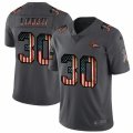 Nike Broncos #30 Phillip Lindsay 2019 Salute To Service USA Flag Fashion Limited Jersey