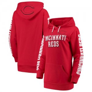 Cincinnati Reds G III 4Her by Carl Banks Women\'s Extra Innings Pullover Hoodie Red