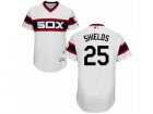 Mens Majestic Chicago White Sox #25 James Shields White Flexbase Authentic Collection MLB Jersey