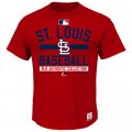 MLB Men's St. Louis Cardinals Majestic Big & Tall Authentic Collection Property T-Shirt - Red