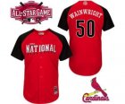 mlb 2015 all star jerseys st.louis cardinals #50 wainwright red