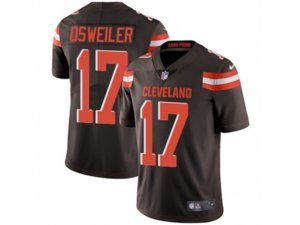 Nike Cleveland Browns #17 Brock Osweiler Vapor Untouchable Limited Brown Team Color NFL Jersey