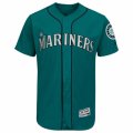 Mens Seattle Mariners Majestic Alternate Blank Green Flex Base Authentic Collection Team Jersey