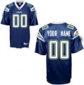 San Diego Chargers Customized Jersey dk,blue