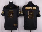 Nike Jacksonville Jaguars #5 Blake Bortles Black Pro Line Gold Collection Jersey(Elite)