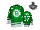 nhl boston bruins #17 lucic green[2011 stanley cup]