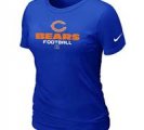 Women Chicago Bears Blue T-Shirt