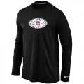 Nike NFL 32 teams logo Collection Locker Room Long Sleeve T-Shirt Black