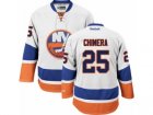 Mens Reebok New York Islanders #25 Jason Chimera Authentic White Away NHL Jersey