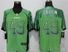 Nike Seahawks #49 Shaquill Griffin Green Drift Fashion Elite Jersey