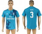 2017-18 Real Madrid 3 PEPE Third Away Thailand Soccer Jersey