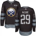 Mens Buffalo Sabres #29 Jake McCabe Black 1917-2017 100th Anniversary Stitched NHL Jersey
