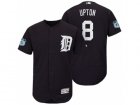 Mens Detroit Tigers #8 Justin Upton 2017 Spring Training Flex Base Authentic Collection Stitched Baseball Jersey
