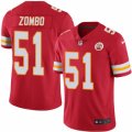 Mens Nike Kansas City Chiefs #51 Frank Zombo Limited Red Rush NFL Jersey