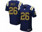 Mens Nike New York Jets #26 Marcus Maye Elite Navy Blue Alternate NFL Jersey