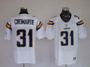 nfl san diego chargers #31 cromartie white