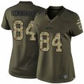 Women's Nike New Orleans Saints #84 Michael Hoomanawanui Limited Green Salute to Service NFL Jersey