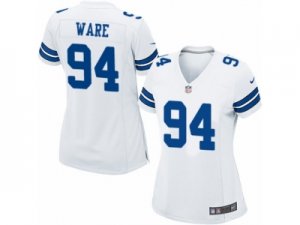 Women\'s Nike Dallas Cowboys #94 DeMarcus Ware Game White NFL Jersey