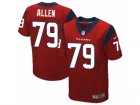 Mens Nike Houston Texans #79 Jeff Allen Elite Red Alternate NFL Jersey