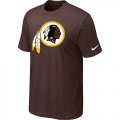 Nike Washington Redskins Sideline Legend Authentic Logo T-Shirt Brown