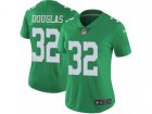 Women Nike Philadelphia Eagles #32 Rasul Douglas Limited Green Rush NFL Jersey