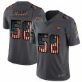 Nike Broncos #58 Von Miller 2019 Salute To Service USA Flag Fashion Limited Jersey