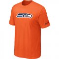 Nike Seattle Seahawks Sideline Legend Authentic Logo Dri-FIT T-Shirt Orange