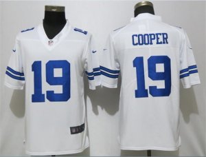 Nike Cowboys #19 Amari Cooper White Vapor Untouchable Limited Jersey