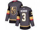 Youth Adidas Vegas Golden Knights #3 Brayden McNabb Authentic Gray Home NHL Jersey