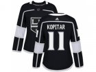 Women Adidas Los Angeles Kings #11 Anze Kopitar Black Home Authentic Stitched NHL Jersey
