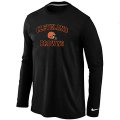 Nike Cleveland Browns Heart & Soul Long Sleeve T-Shirt Black