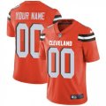 Mens Nike Cleveland Browns Customized Orange Alternate Vapor Untouchable Limited Player NFL Jersey