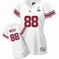 Women New York Giants #88 Nicks White Women 2012 Super Bowl XLVI White
