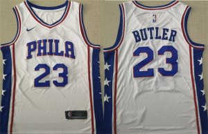 76ers #23 Jimmy Butler White Nike Swingman Jersey