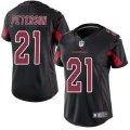 Womens Nike Arizona Cardinals #21 Patrick Peterson Black Stitched NFL Limited Rush Jersey