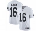 Mens Nike Oakland Raiders #16 George Blanda Vapor Untouchable Limited White NFL Jersey