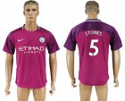 2017-18 Manchester City 5 STONES Away Thailand Soccer Jersey