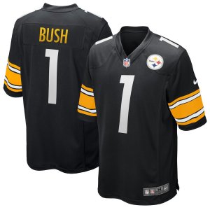 Nike Steelers #1 Devin Bush Black Youth 2019 NFL Draft First Round Pick Vapor Untouchable Limited Jersey